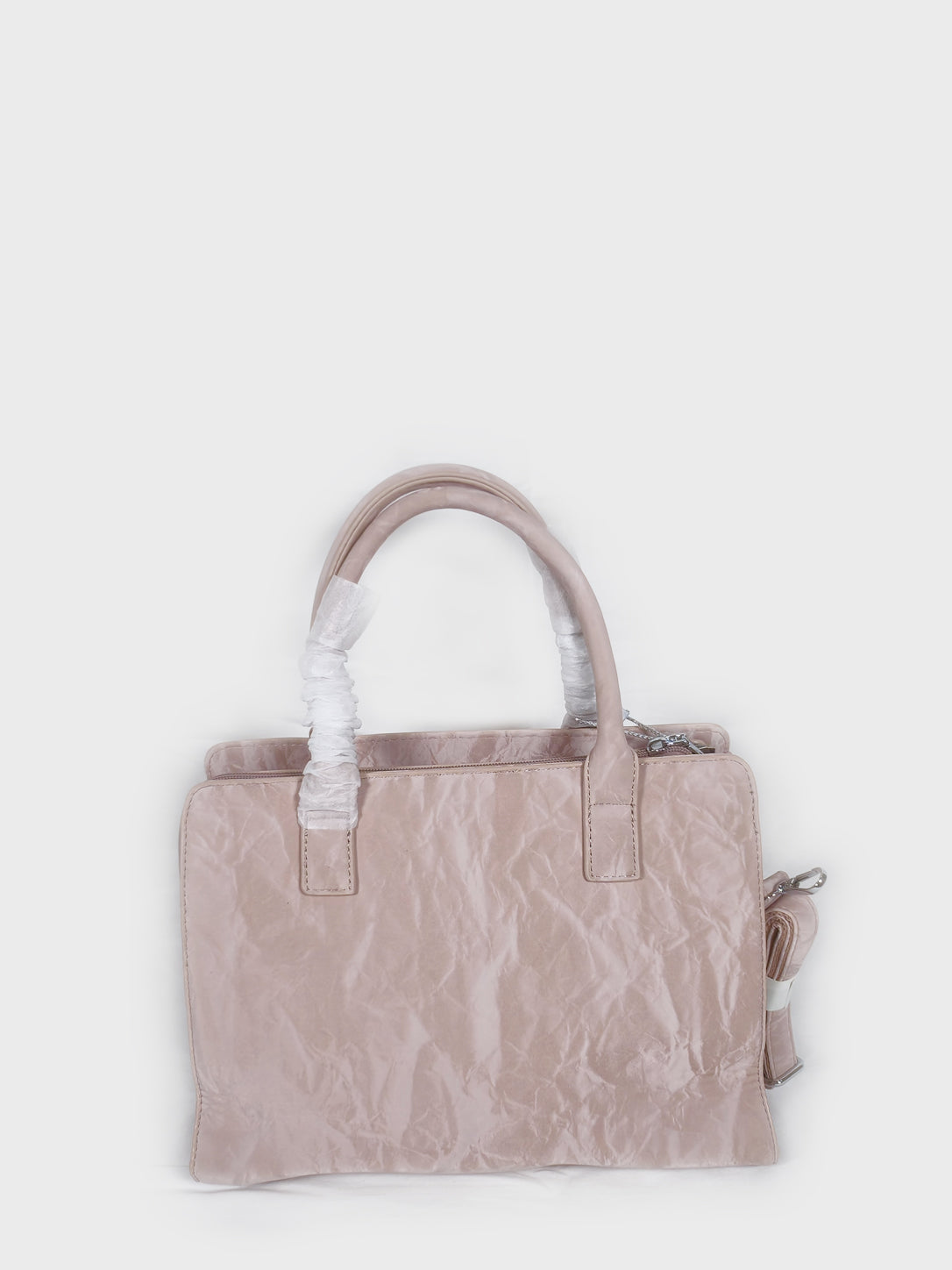 Taihong Premium Textured Ladies Handbag - Bean Pink