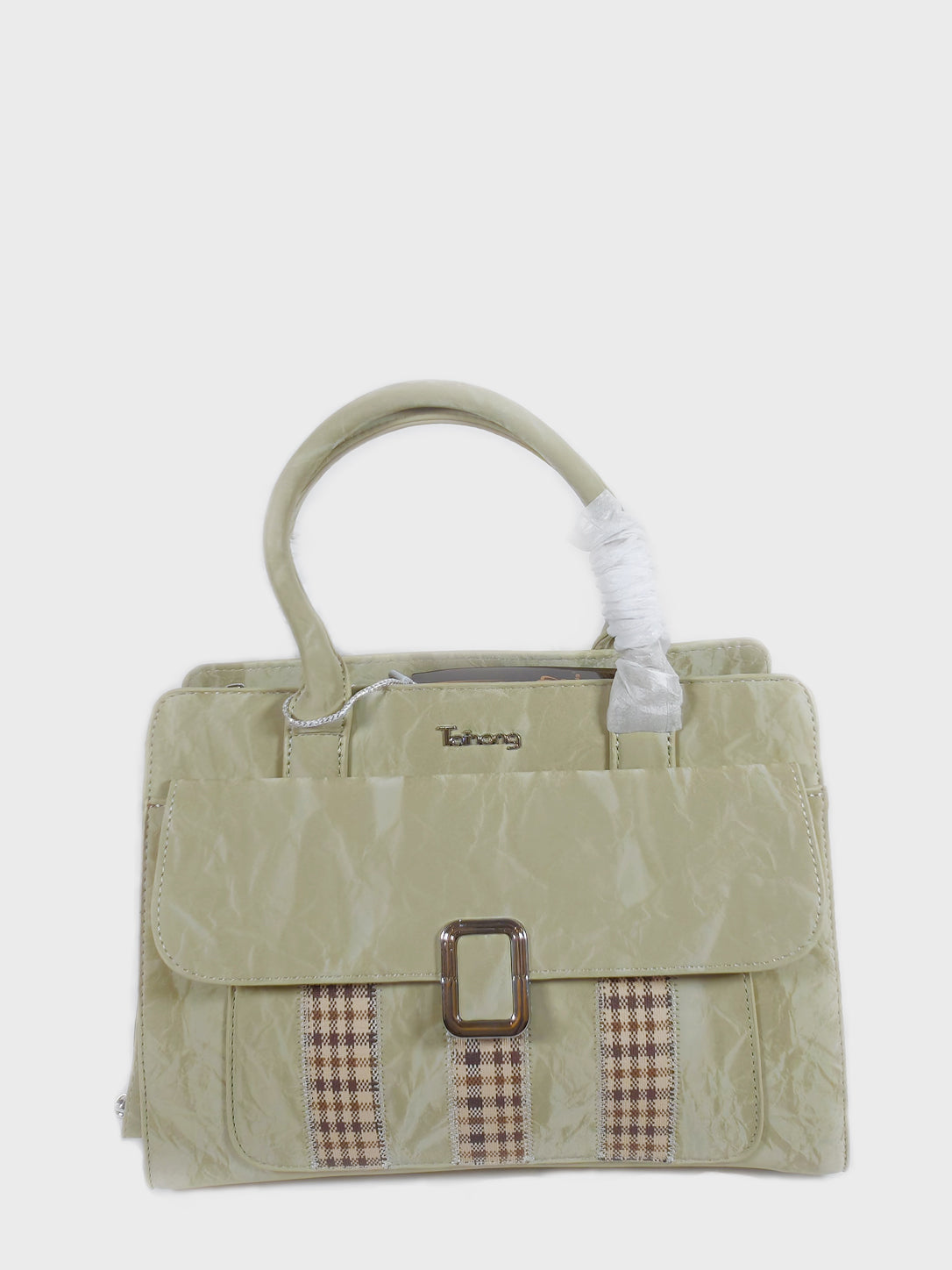 Taihong Premium Textured Ladies Handbag - Grass Green