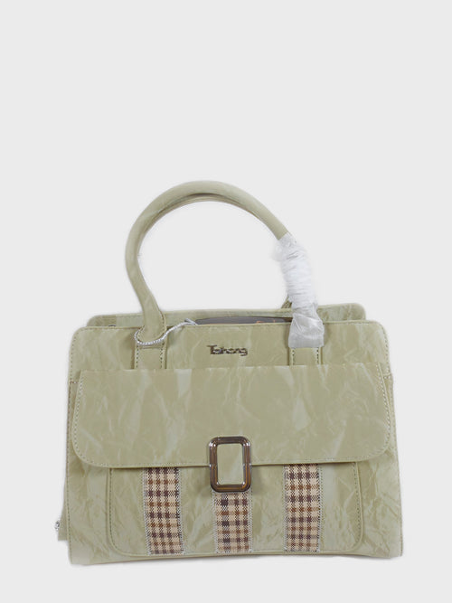 Taihong Premium Textured Ladies Handbag - Grass Green