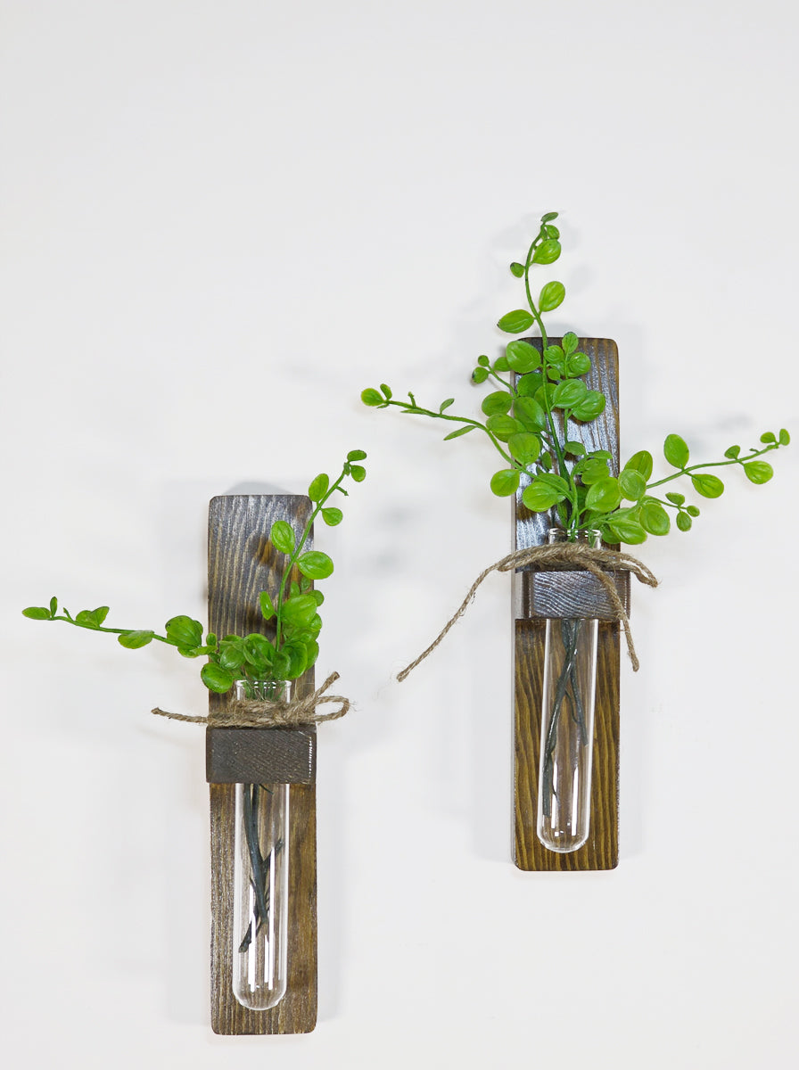 Isfahan - Pine Wood Wall Hanging Planter (Set of 2)