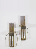 Isfahan - Pine Wood Wall Hanging Planter (Set of 2)