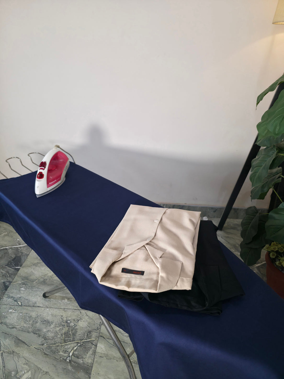 Premium Fire Resistant Iron Stand Topper - Navy Blue