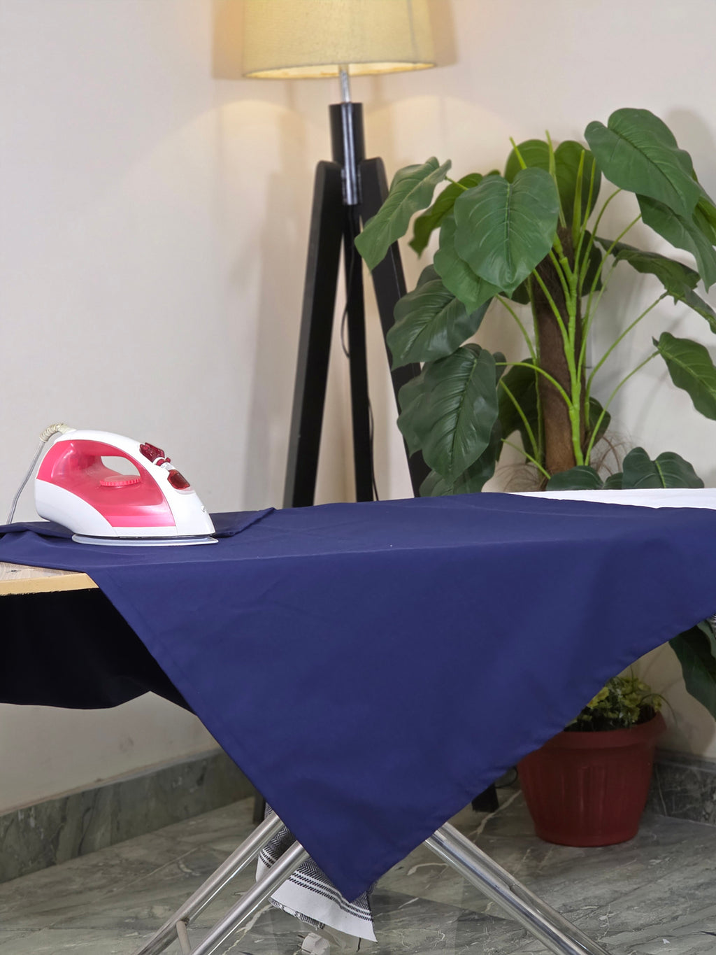 Premium Fire Resistant Iron Stand Topper - Navy Blue