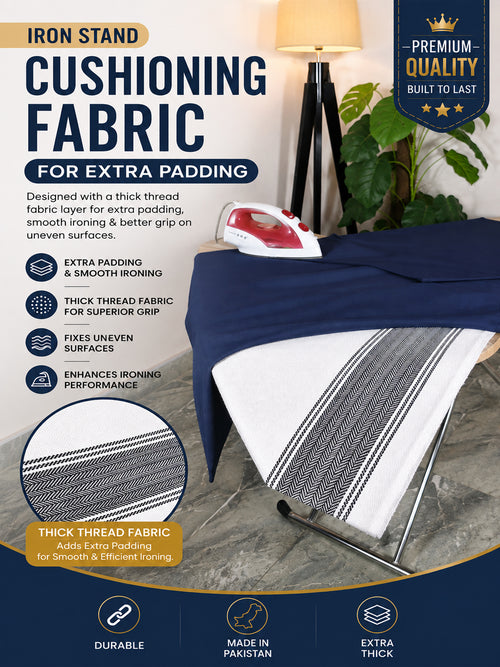 Premium Fire Resistant Iron Stand Topper - Navy Blue